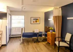 Private room at Castle Hills Rehabilitation & Care Center