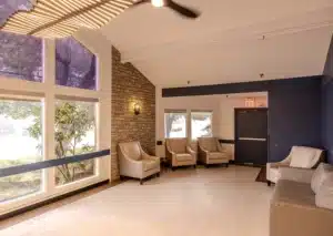 Sitting area at Castle Hills Rehabilitation & Care Center