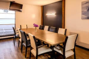 Dining room at Castle Hills Rehab & Care Center