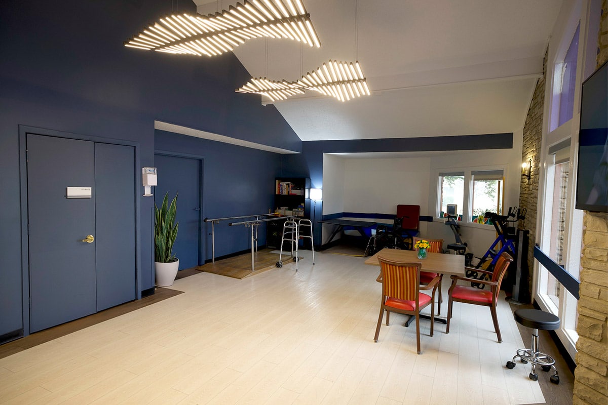 rehab gym at Castle Hills Rehab & Care Center